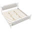 Solid Wood King Bed Frame With Classy Headboard, No Box Spring, Decorate Bedroom Linen Upholstered Spring Needed, Enhance Sleeping Experience-934244698-934244703