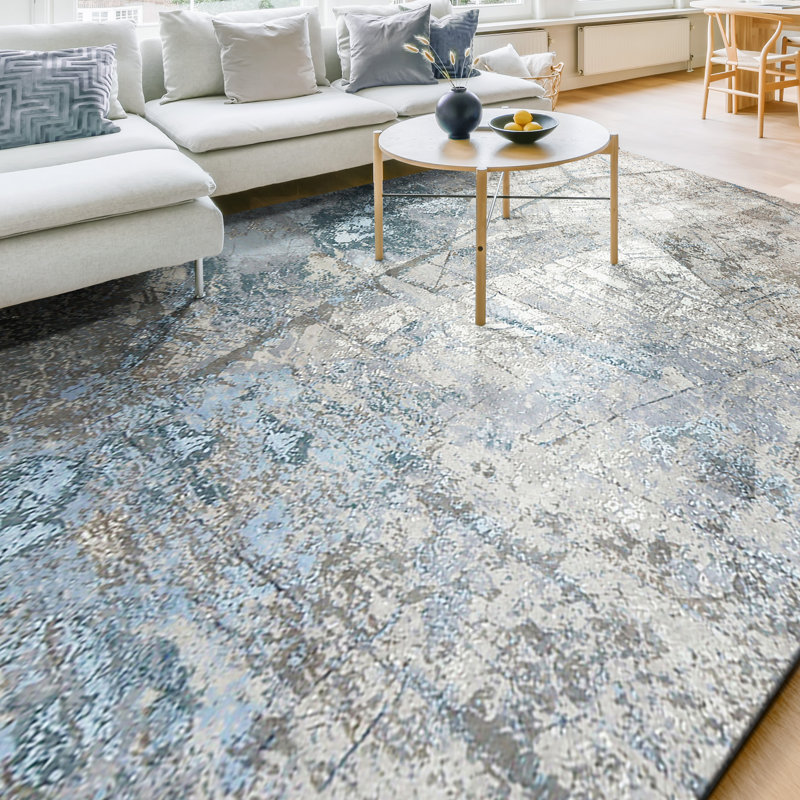 Abstract Area Rug, Rectangle 10' x 14'