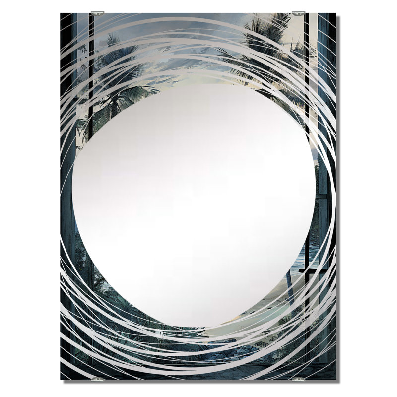Olayemi - Coastal Windows Mirror Wall Decor MIR136730, 40" x 30"