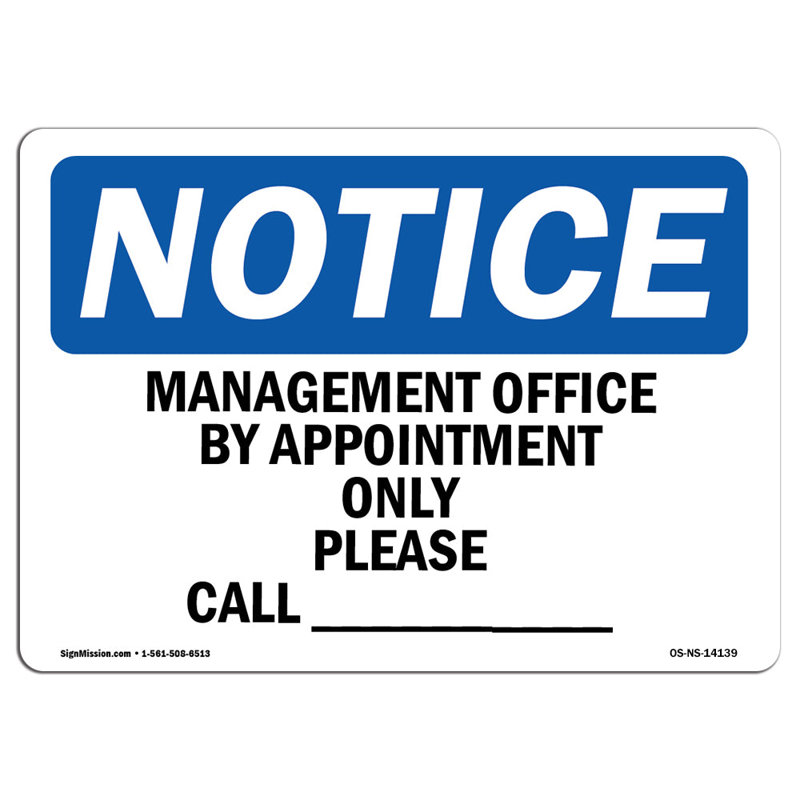 Notice Sign