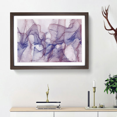Gentle Movement in Abstract - Framed Print