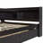 L-Shaped Bookcases Bed With Power Outlets, USB Charging Ports,Two Drawers-1899238229