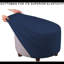 Housse de protection ronde pour repose-pieds en mélange de polyester avec repose-pieds extensible et tissu de jacquard texturé lavable à la machine-350042519