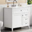 Meuble-lavabo autoportant 36 po avec lavabo 36 po, 4 tiroirs et portes à fermeture en douceur-133488899-133488901