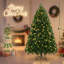 6ft Lighted Artificial Spruce Christmas Tree