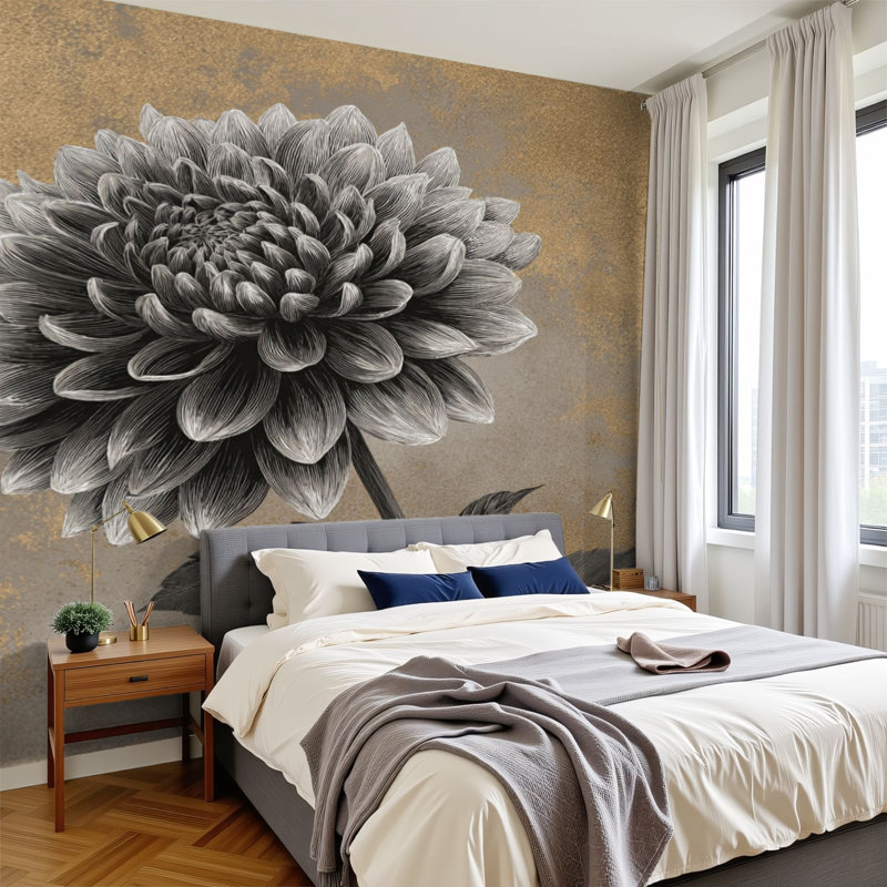 Papier peint adhésif mural bohème Boho, L 144 po x l 100 po