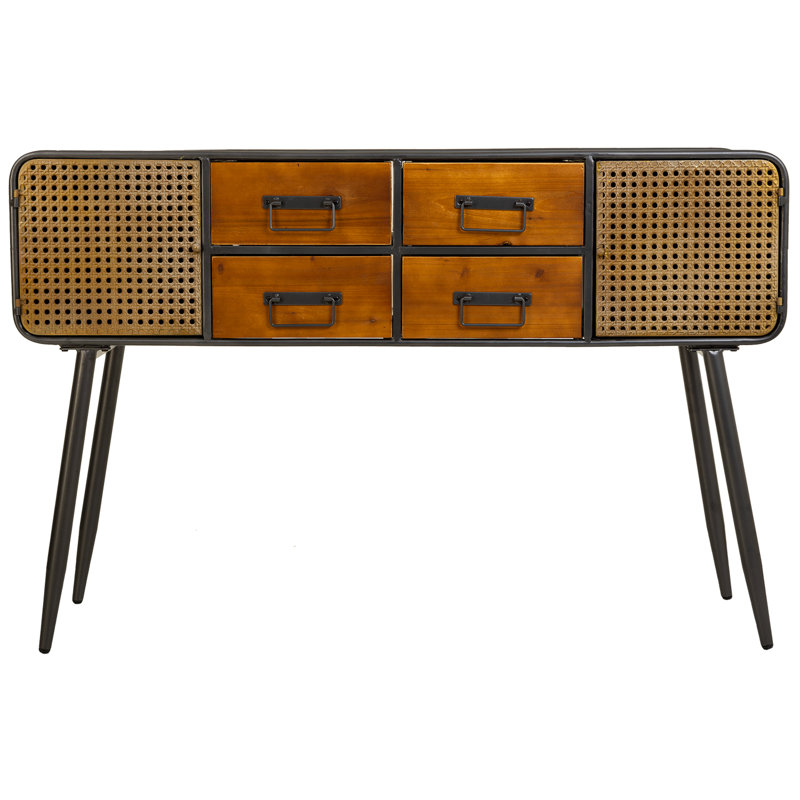 Chesire Iron 2 - Door Rectangle Accent Cabinet