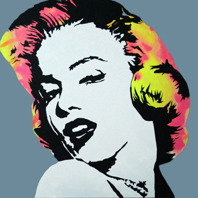 «Marilyn Monroe Lady Luck» par Pop Art Queen, impression sur toile tendue
