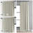 Faux Linen Thermal Blackout Curtains for Bedroom & Living Room Curtains - Single Panel Drapes (1 Panel)-1298288744-1270076458