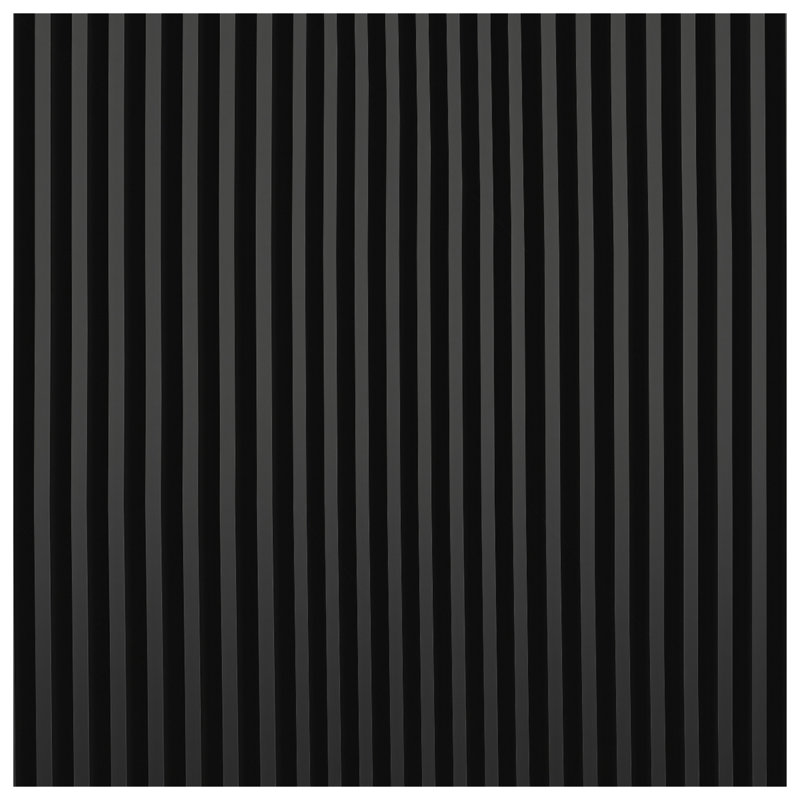 Housses de couette noires à rayures verticales, Lit simple