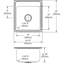 Lustertone 22" L x 19.5" W Drop-In Kitchen Sink-9253816