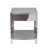 Corleo 1-Drawer Accent Table In Polished Stainless Steel