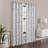 Eclipse 100% Blackout Curtain, Larissa Leaf Grommet Curtain, 63 in Long x 50 in Wide, Patterned 100% Blackout Curtain, Thermal Insulated Curtain for Living Room or Bedroom, 1 Window Curtain, Linen-109248786-109248789
