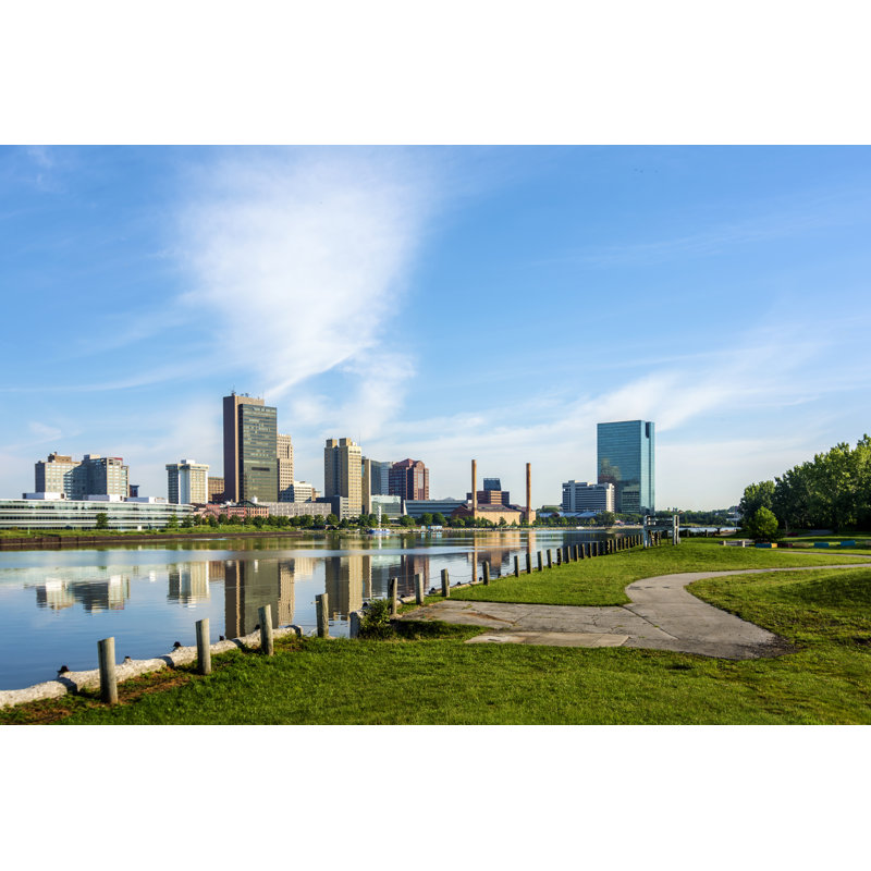 City Skyline 1 Piece Wrapped Canvas Wall Art, 20cm H x 30cm W