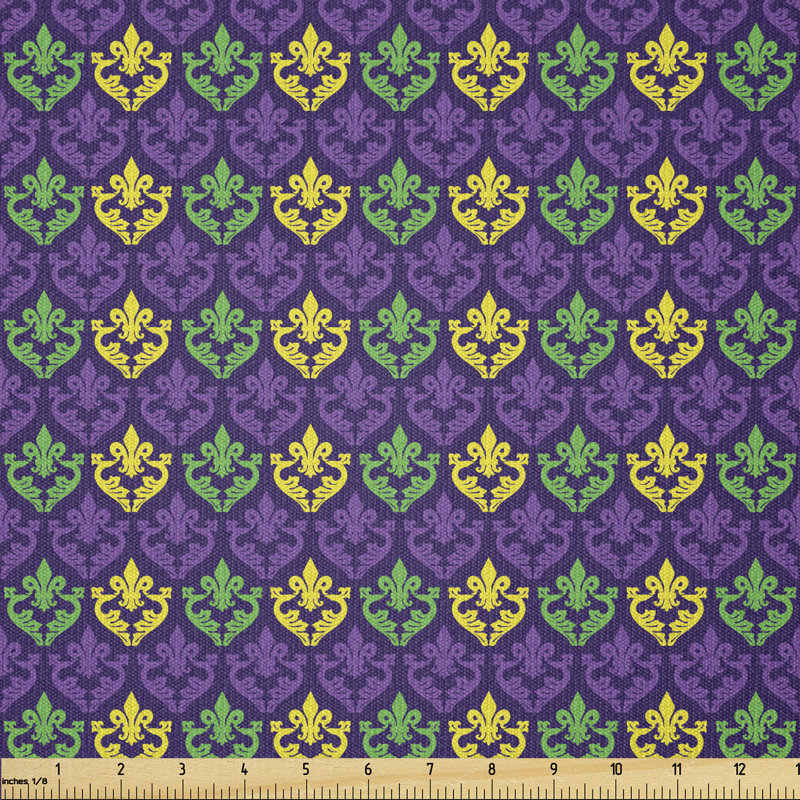 Christola Mardi Gras Holiday Colours Tile Multi-Purpose Fabric