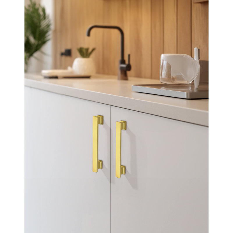 Poignées de tiroir robustes pour quincaillerie de commode Probrico, 5 3/50", Gold