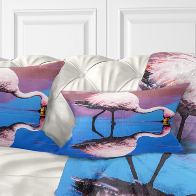 Coussin lombaire flamant rose de nourriture africaine magnifique