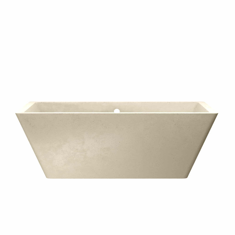 Mendocino 66 in. L Freestanding Soaking Tub, Sand