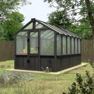 Wooden Polycarbonate Greenhouse Multiple Sizes
