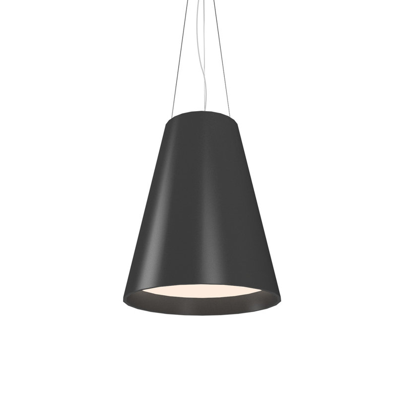 1 - Light LED Pendant, Imbuia, 4000