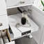 Meuble-lavabo 32 po Gritton avec pieds métalliques noirs-67371566