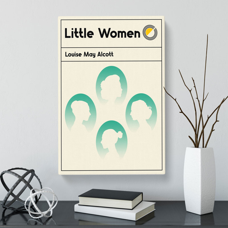 Book Cover Little Women Louise May Alcott - Wrapped Canvas, 91cm H x 60cm W x 3cm D
