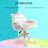 Rainbow Fuzzy Unicorn Office Chair, Plush Desk Chair, With Swivel Base, Whimsical & Cozy For Playroom & Office