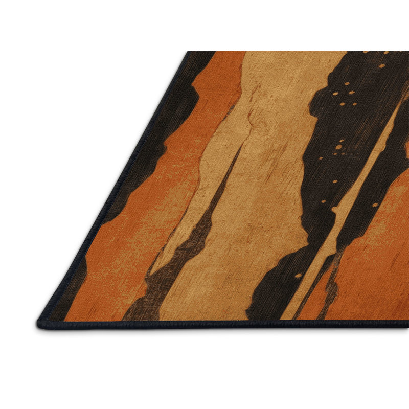 Rustling Horizons Rug, Round 5'