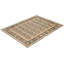 Tapis unique noué à la main à motif éclectique Floren - noir, 9 pi 1 po x 11 pi 10 po