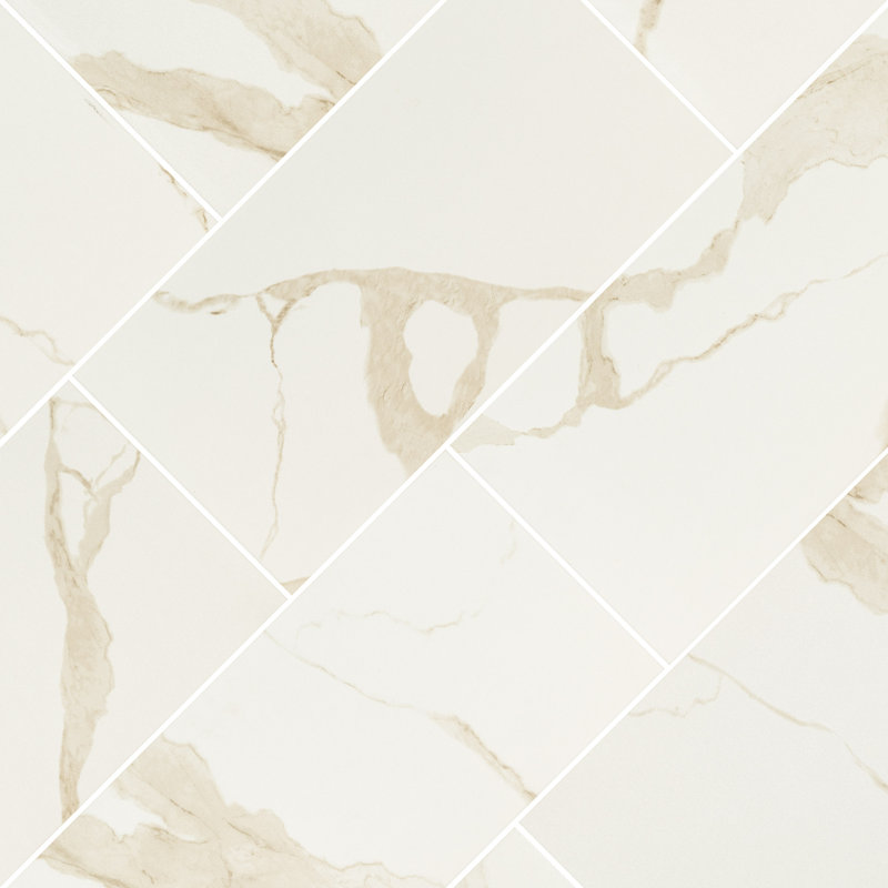 Carreau de mur et de plancher en porcelaine mate 12 po x 24 po Ardena, Vena