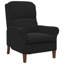 Fauteuil vidaXL en velours noir-1178589468