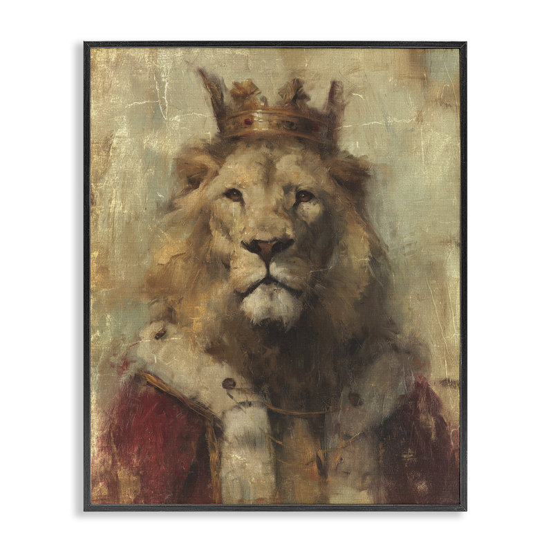 Estampe royale Sgal Regal, giclée par Svetlana Aleynikova, H 14 po x l 11 po, Giclée noire de minuit encadrée