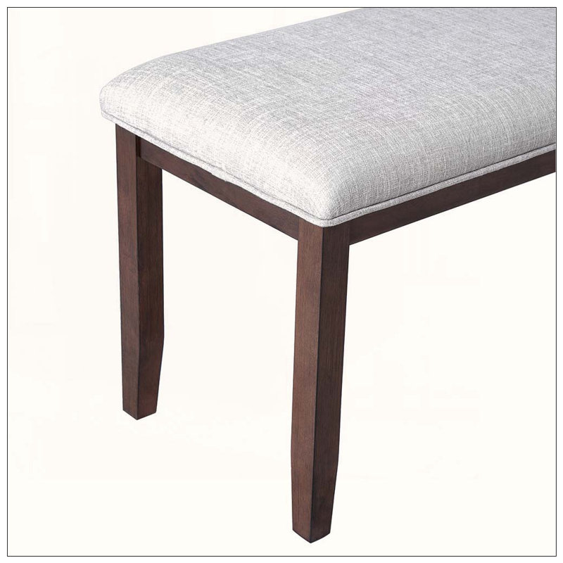 Banc rembourré pour chambre à coucher, Cherry