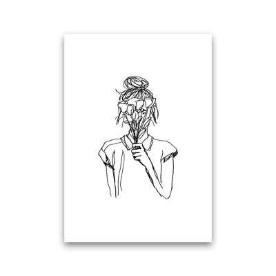 Left Hand Flower Girl by Carissa Tanton - Print