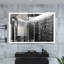 Miroir mural de salle de bain surdimensionné 60X40 pouces