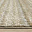 Tapis de couloir abstrait 2 pi x 10 pi gris, brun clair et ivoire tissé à la machine