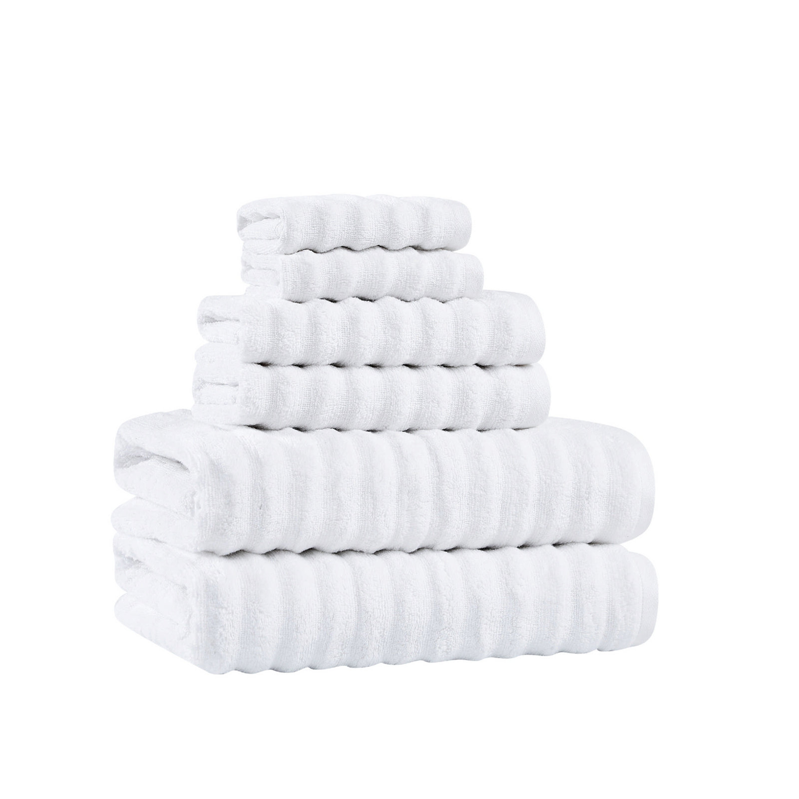 Camren 6 - Piece Towel Case Pack, White