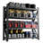 5000 lbs. Capacity Industrial 4-Shelf Heavy Duty Metal Shelving, Adjustable Warehouse Storage Rack, Black-1662007130