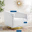 Chaise pivotante en velours Twist Accent-1453769481
