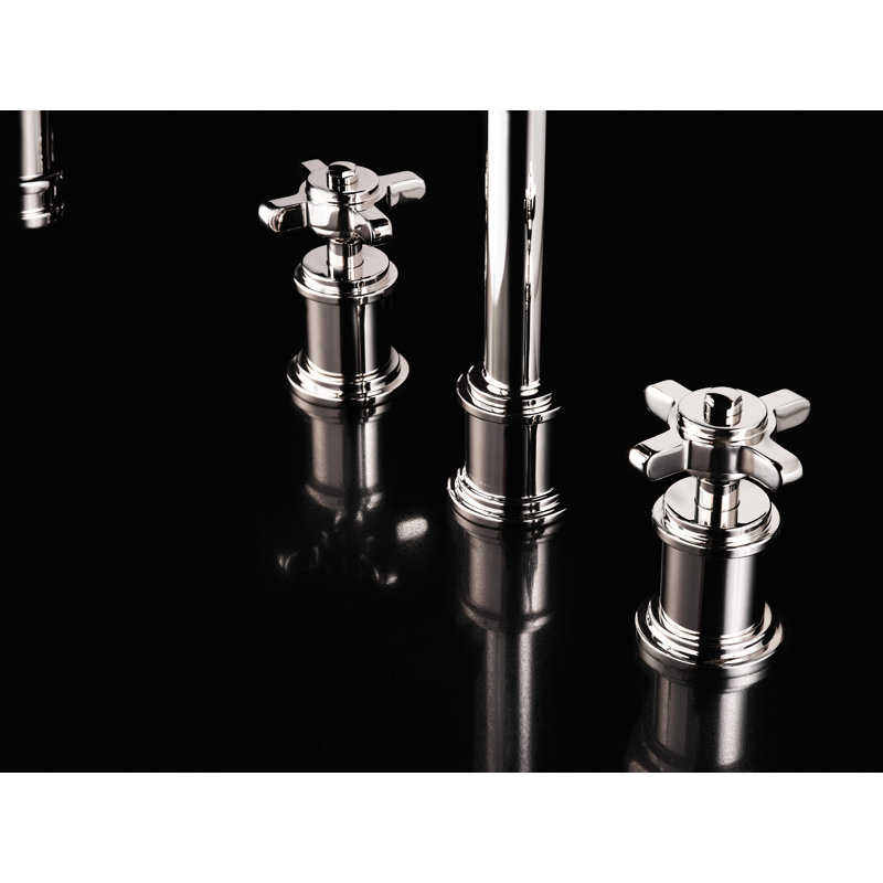 Armstrong Widespread Lavatory Faucet with C-Spout, Polished Nickel