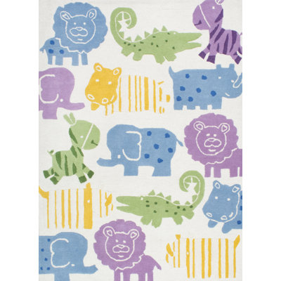 Kinder Rectangle Wool Rug