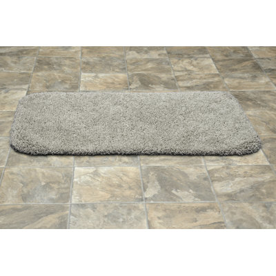 Treye Nylon Bath Rug with Non-Slip Backing
