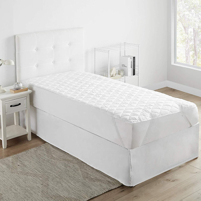 Marcella Polyester Mattress Pad, Twin XL