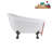 53.1'' x 25.6'' Soaking Acrylic Bathtub-72770153-90763179