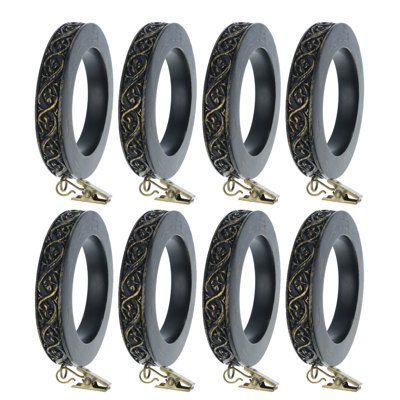 Nathaly 4 in. Overall Width Curtain Rings