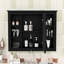 Armoire de salle de bain murale moderne Yanali avec miroir et rangement multi-tablettes-433235709