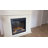 Small Electric Fireplace With Mantel,43.39"w X 39.68"h X 13.70"d, 750w/1500w Heater (5100 Btu, 400 Sq Ft), 3d Realistic Led Flames, Silent (=40db)-1395694277
