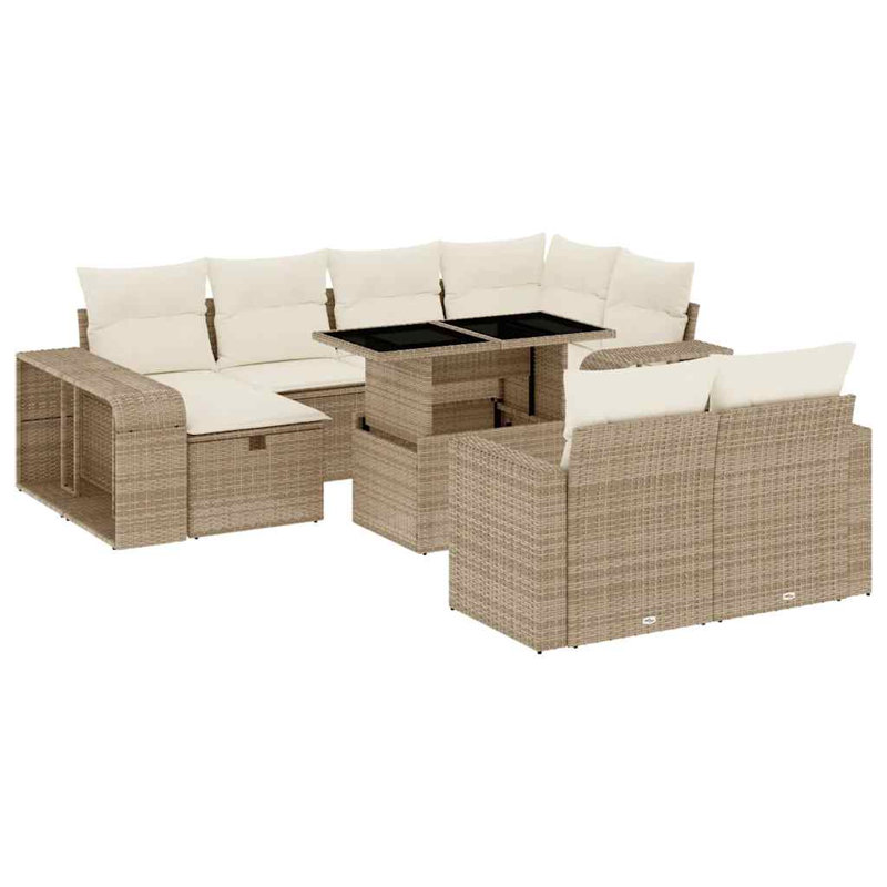 Ensemble de canapé de jardin Vidaxl