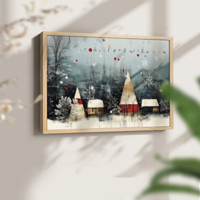 Art de Noël - DCCXLI - Reproduction encadrée - Restickable