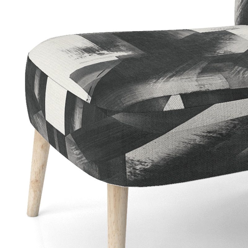 Upholstered Accent Chair, Side Chair Armless